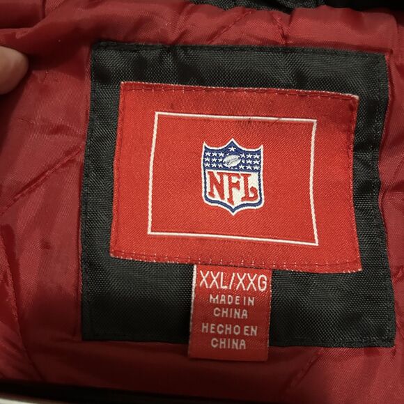 Vintage San Francisco 49ers Jacket Mens XXL Black OG NFL Football Full Zip 2XL - Picture 3 of 16